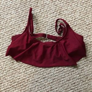 Old Navy Maroon Bikini Top